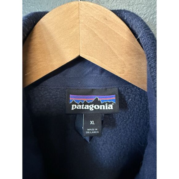 Patagonia Mens Blue Sleeveless Knit Full Zip Vest Size XL - Picture 3 of 3